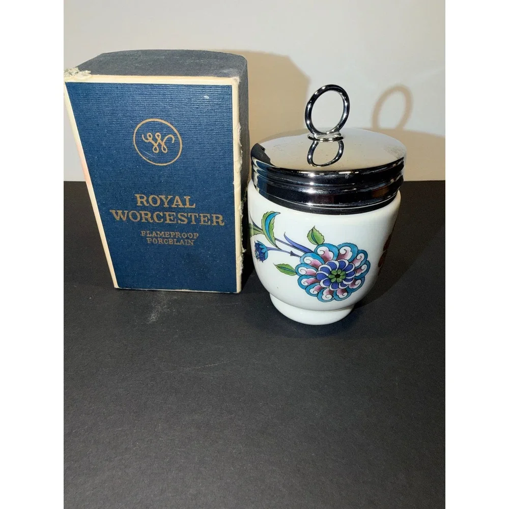Royal Worcester Astley Egg Coddler Flameproof Porcelain Made‎ in England Vintage